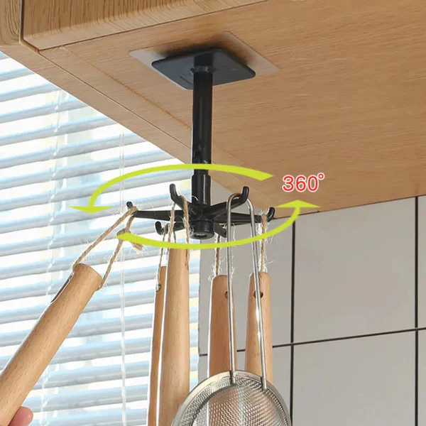 360° Rotating Self-Adhesive Utility Hook - Image 5