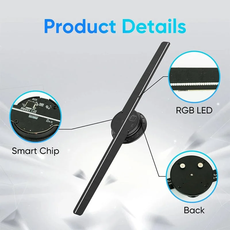 3D Hologram LED Fan Projector - Image 3