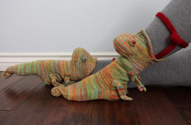 3D Knitted Crocodile Socks - Image 7