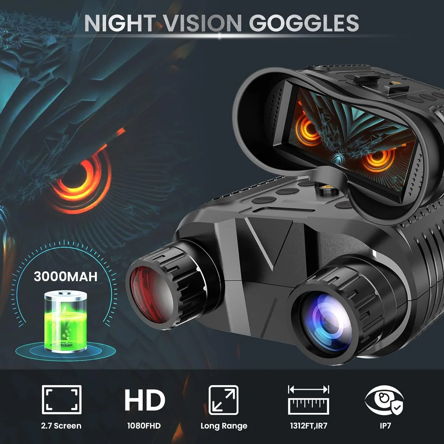 3D Night Vision Goggles Binoculars - Image 2