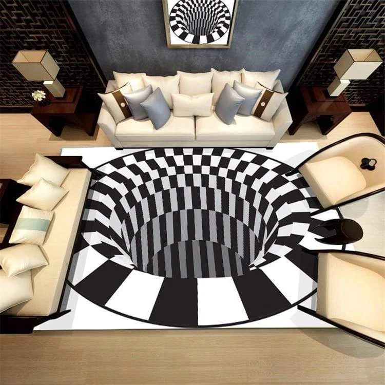 3D Vortex Illusion Rug - Image 3