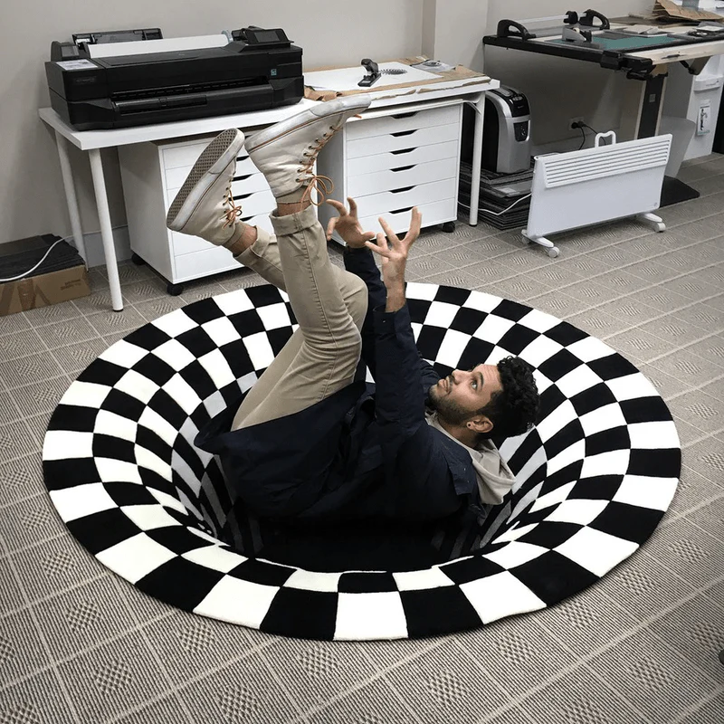 3D Vortex Illusion Rug - Image 6