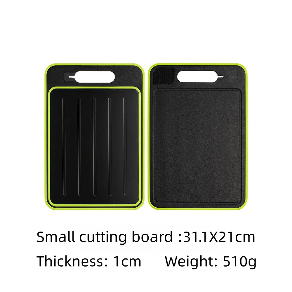 4-in-1 Cutting Board with Thawing Tray and Knife Sharpener - Image 3