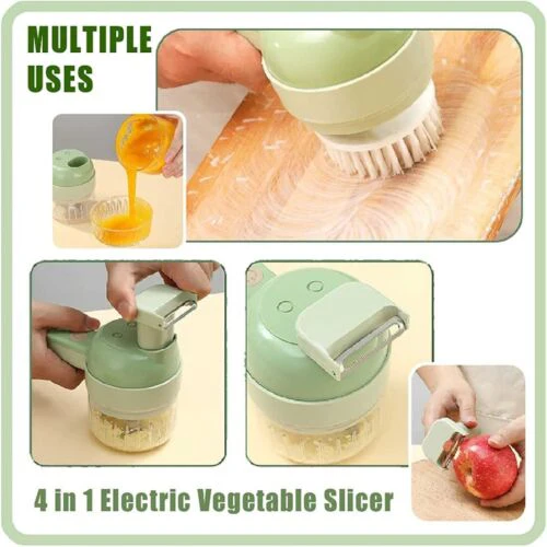 4 In 1 Electric Food Cutter - Image 4