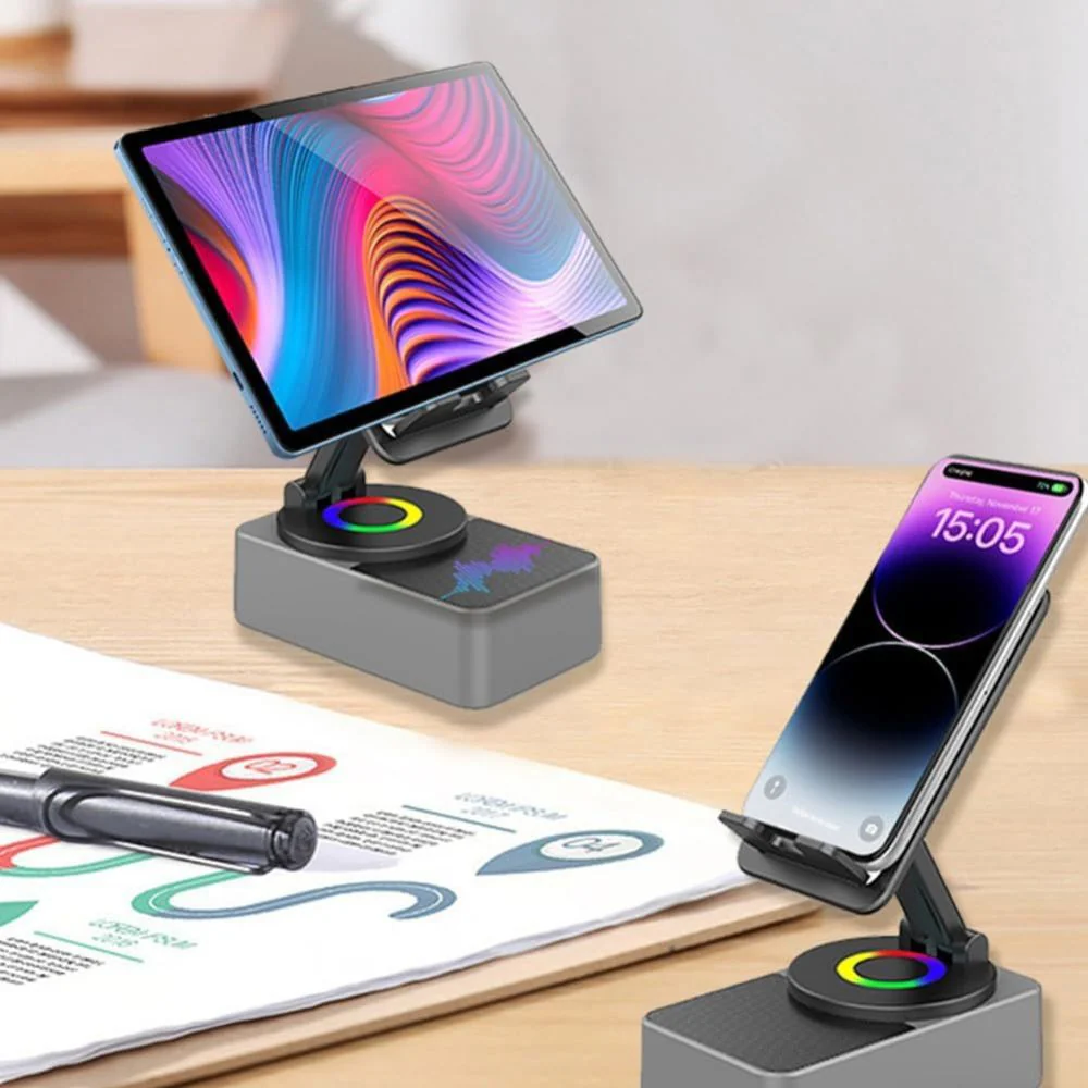 4-in-1 Phone Stand with Bluetooth Speaker - Image 3