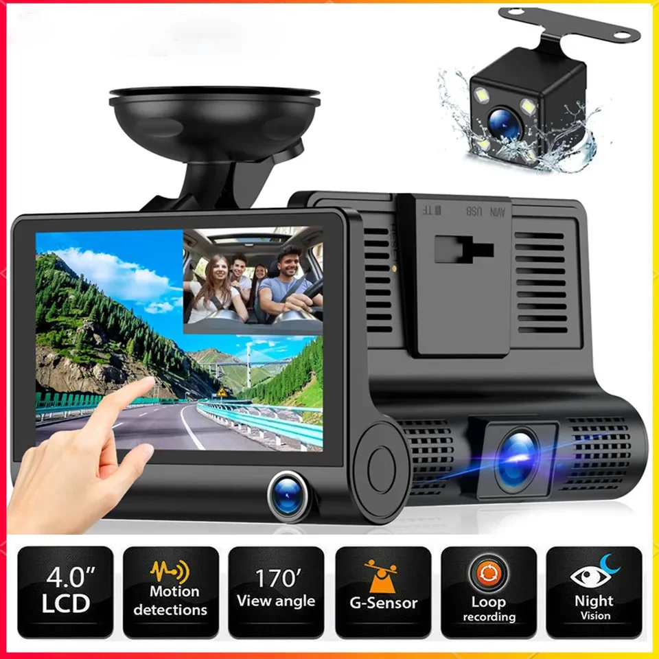 4" Touch Screen Front and Rear Dash Cam - Image 9