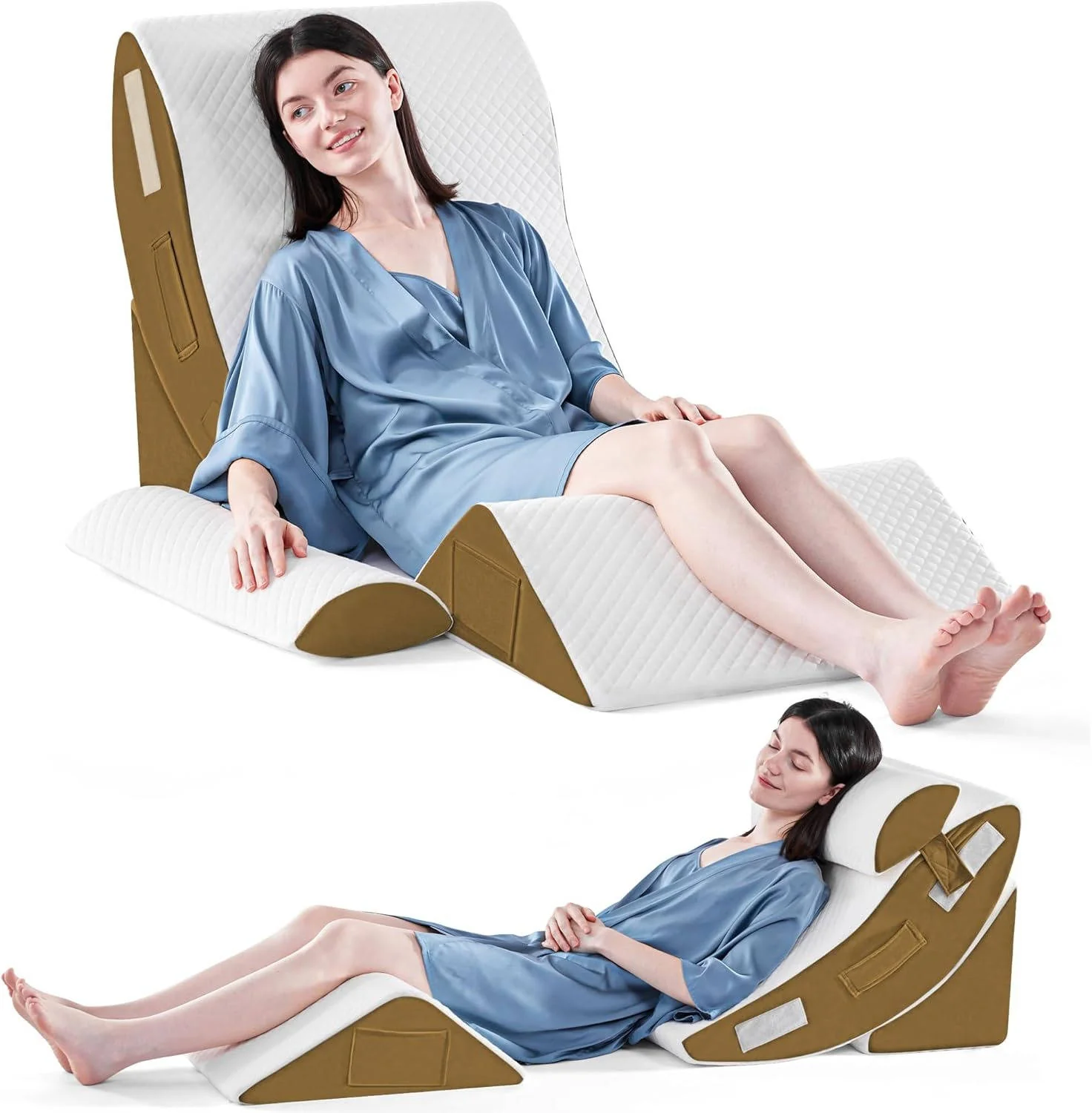 4Pcs Orthopedic Bed Wedge Pillow Set - Image 5