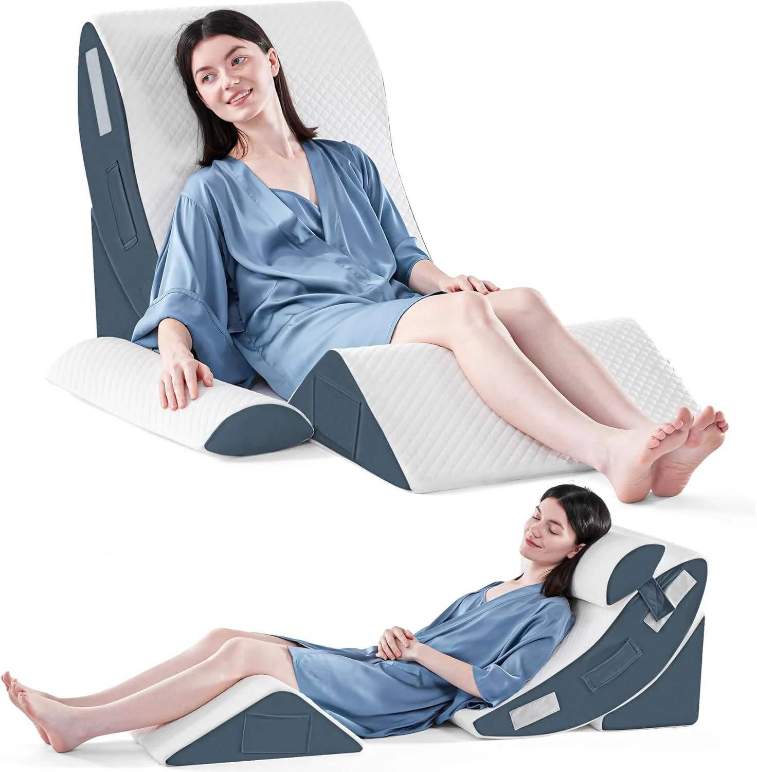 4Pcs Orthopedic Bed Wedge Pillow Set - Image 6
