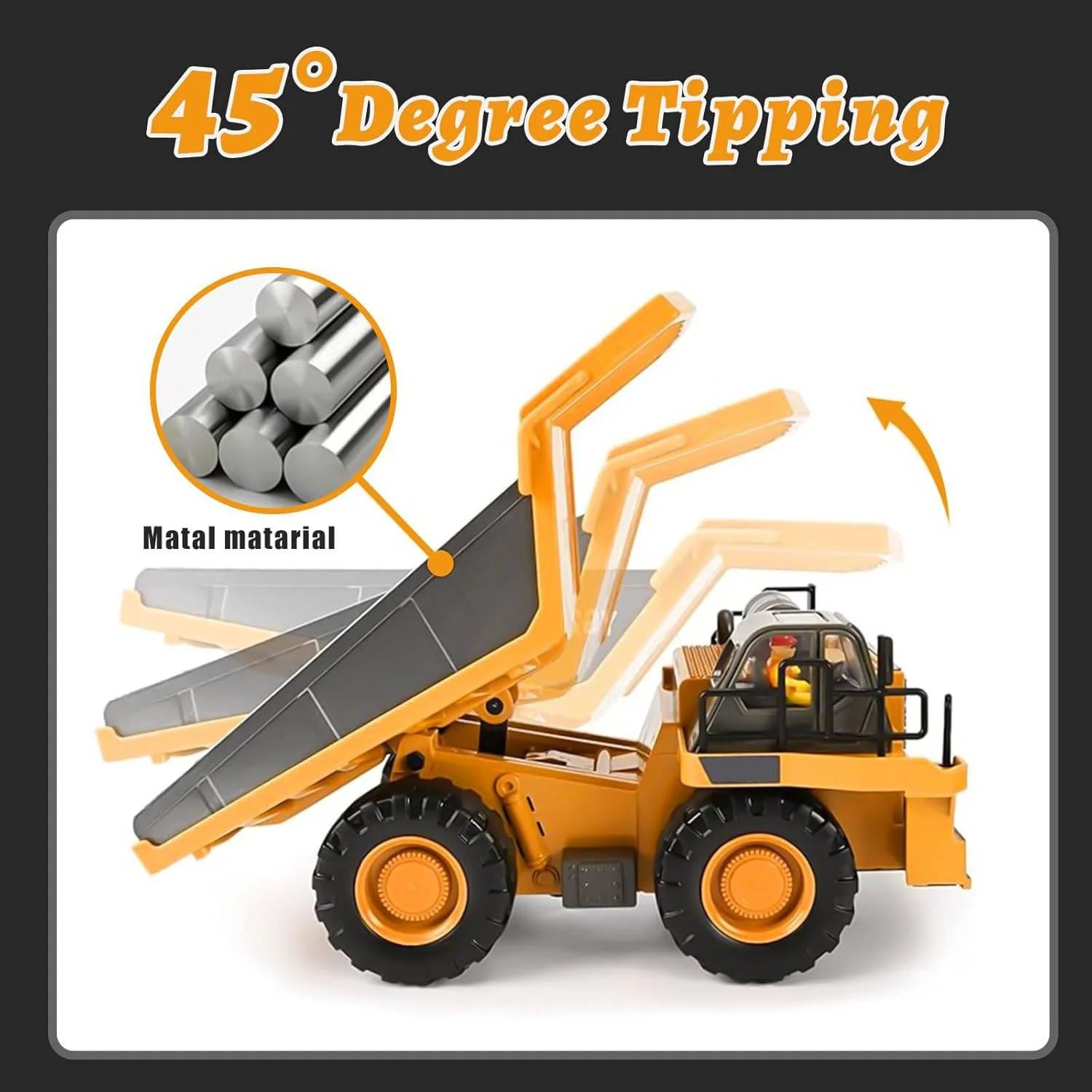 4WD Remote Control Excavator Bulldozer Dump - Image 15