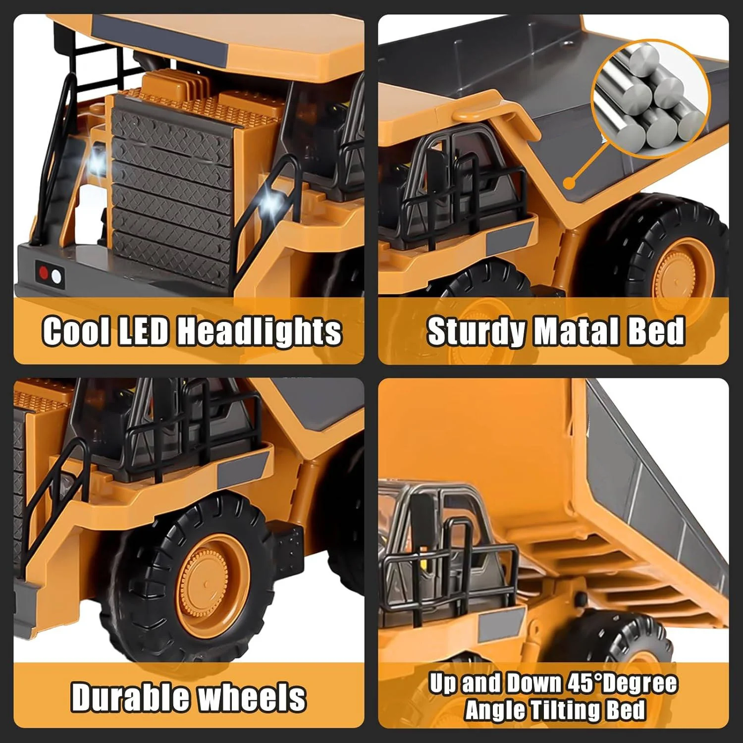 4WD Remote Control Excavator Bulldozer Dump - Image 16