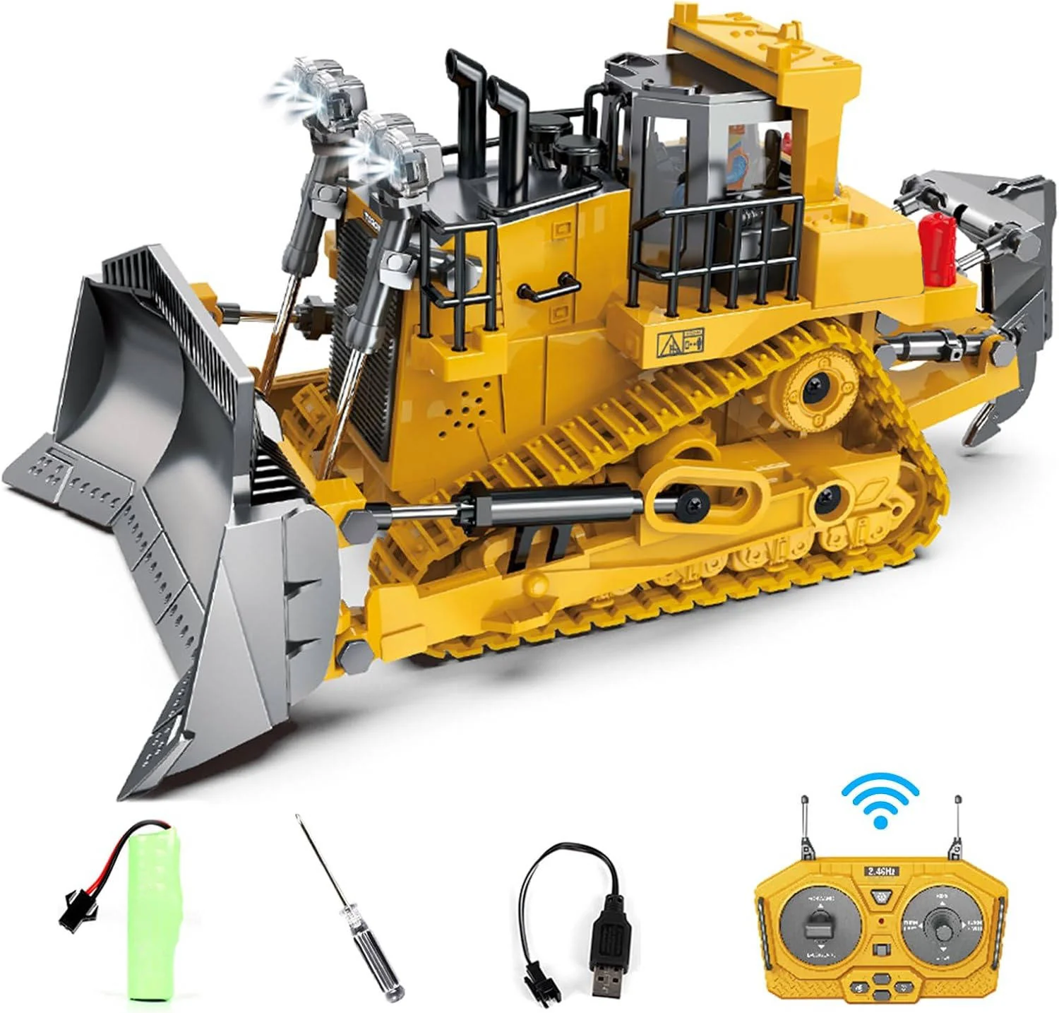 4WD Remote Control Excavator Bulldozer Dump - Image 8