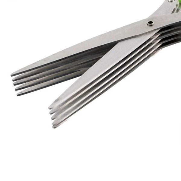 5 Blade Kitchen Salad Scissors - Image 3