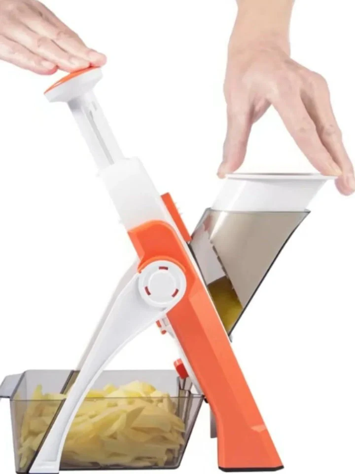 5-in-1 Vegetable Slicer with Collecting Tray - Image 3