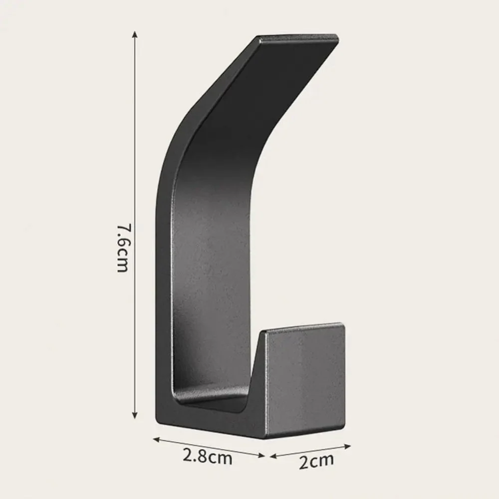 5-Pack Self-Adhesive Wall Hooks For Coats - Image 5