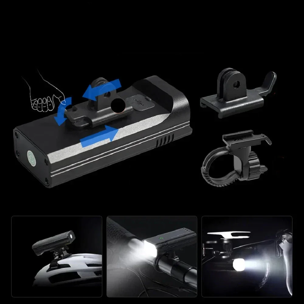 5000 Lumen Bike Light with 12 LEDs & USB-C Rechargeable Battery - Image 4