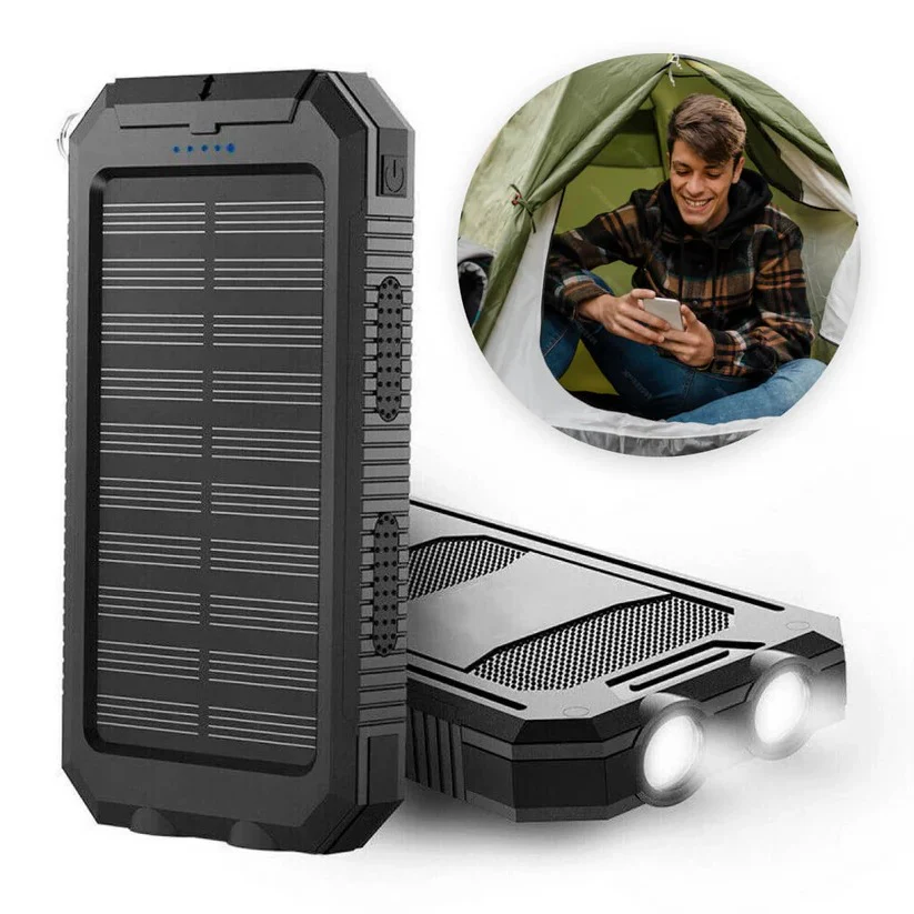 500000mAh Solar Charger Waterproof Power Bank External - Image 10