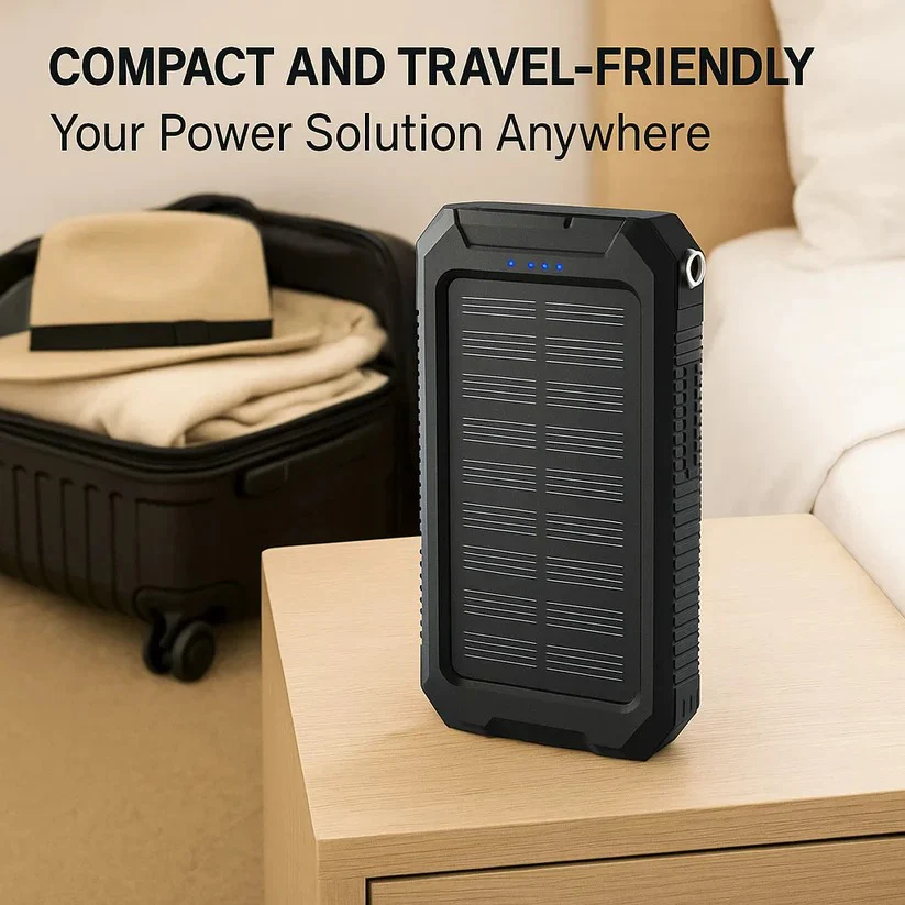 500000mAh Solar Charger Waterproof Power Bank External - Image 7