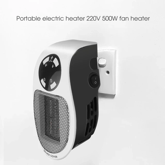 500W Mini Portable Electric Heater - Image 2