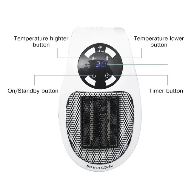 500W Mini Portable Electric Heater - Image 4