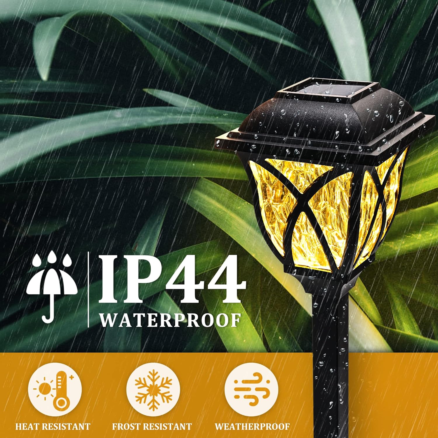 6 Pack Led Solar Pathway Garden Lights Outdoor - Image 7