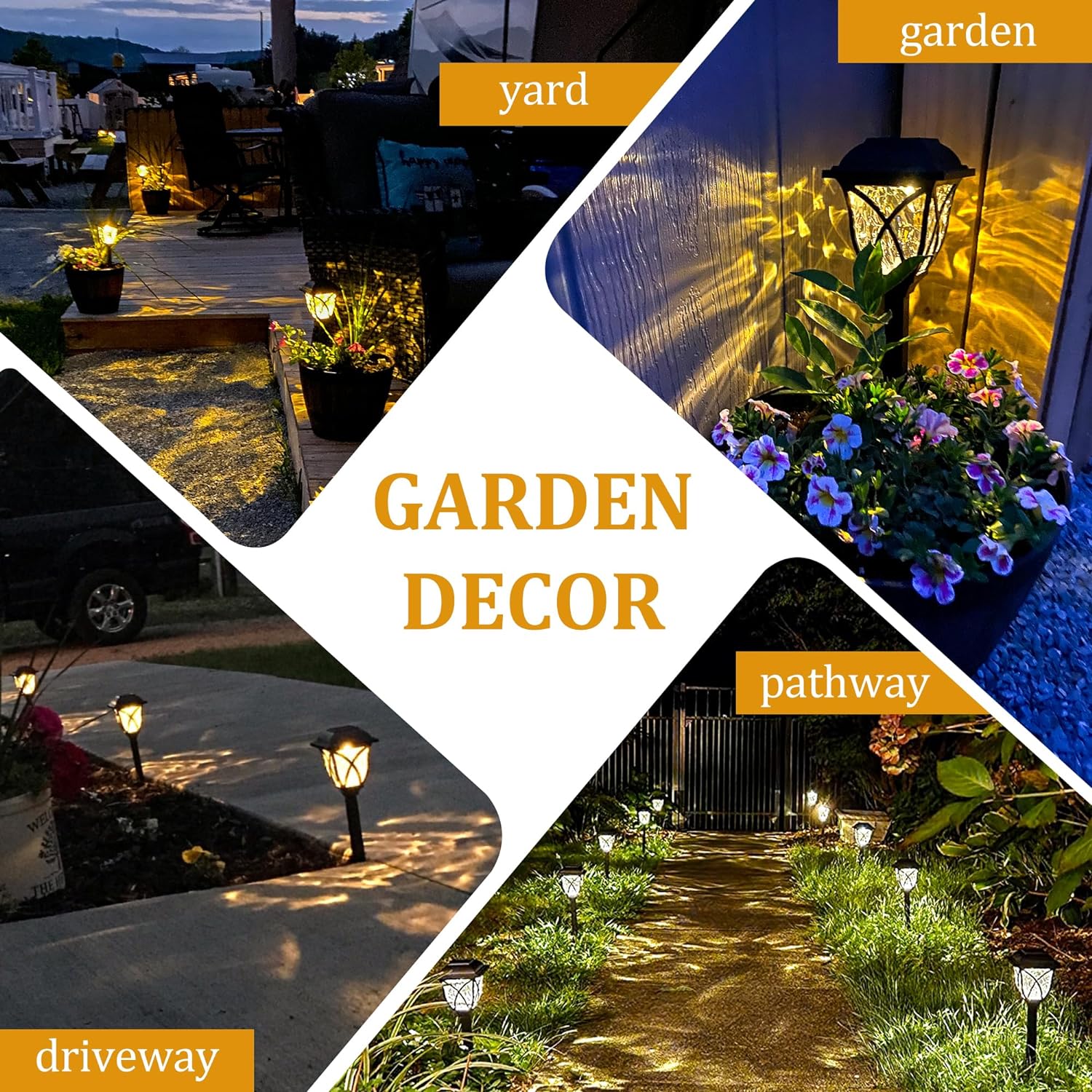 6 Pack Led Solar Pathway Garden Lights Outdoor - Image 8