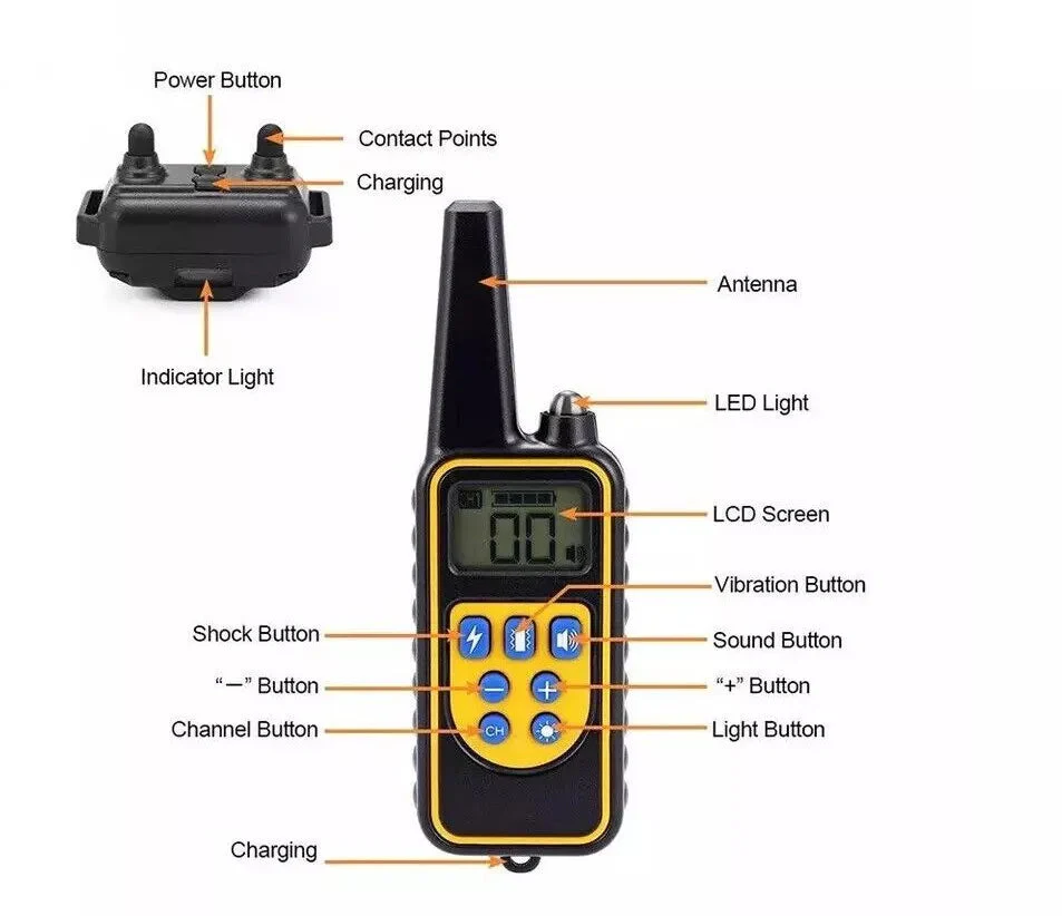 2600ft Electronic Dog Training Collar Waterproof Pet Remote Control - Image 3