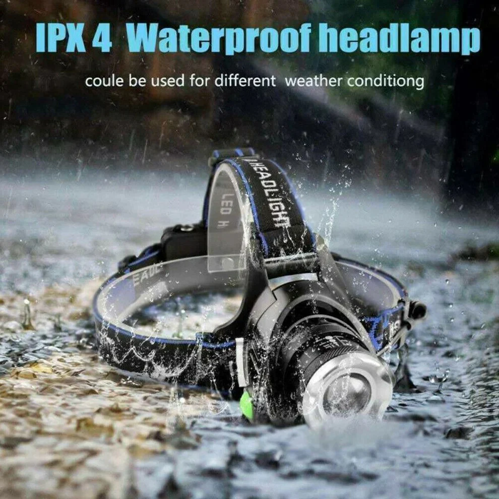 990000LM Rechargeable LED Headlamp - Image 8