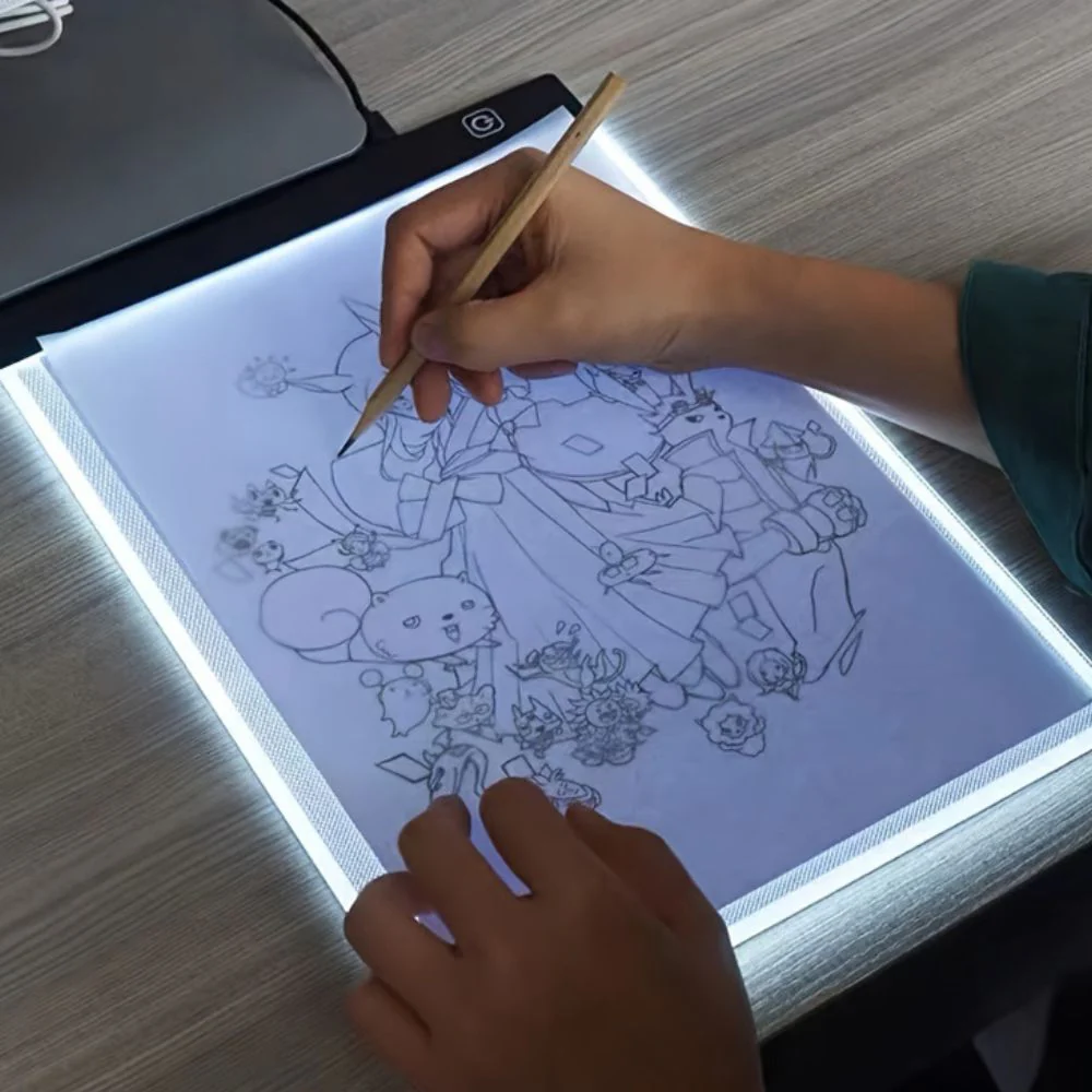 A4 A5 Ultra-Thin LED Drawing Tablet for Tracing & Sketching - Image 4