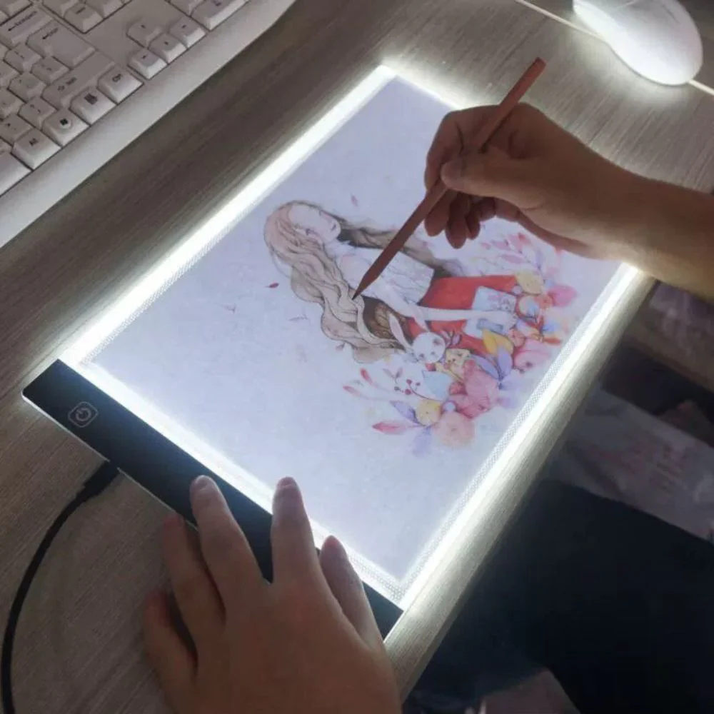 A4 A5 Ultra-Thin LED Drawing Tablet for Tracing & Sketching - Image 7