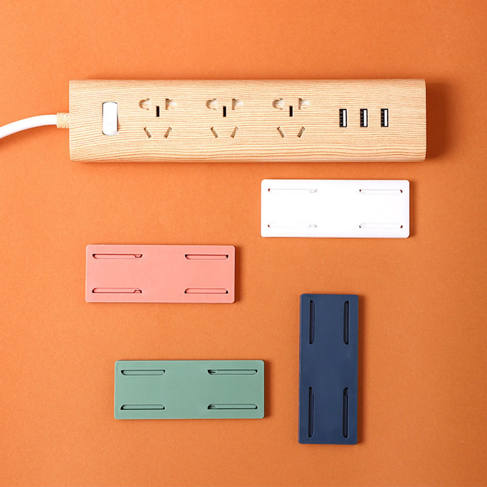 Adhesive Punch-free Socket Holder - Image 3