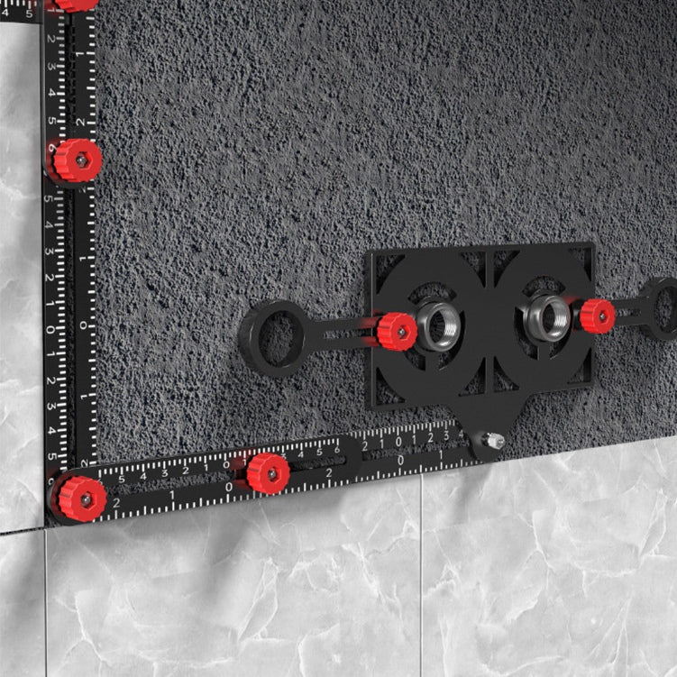 Adjustable Aluminum Alloy Tile Work Folding Ruler - Image 6