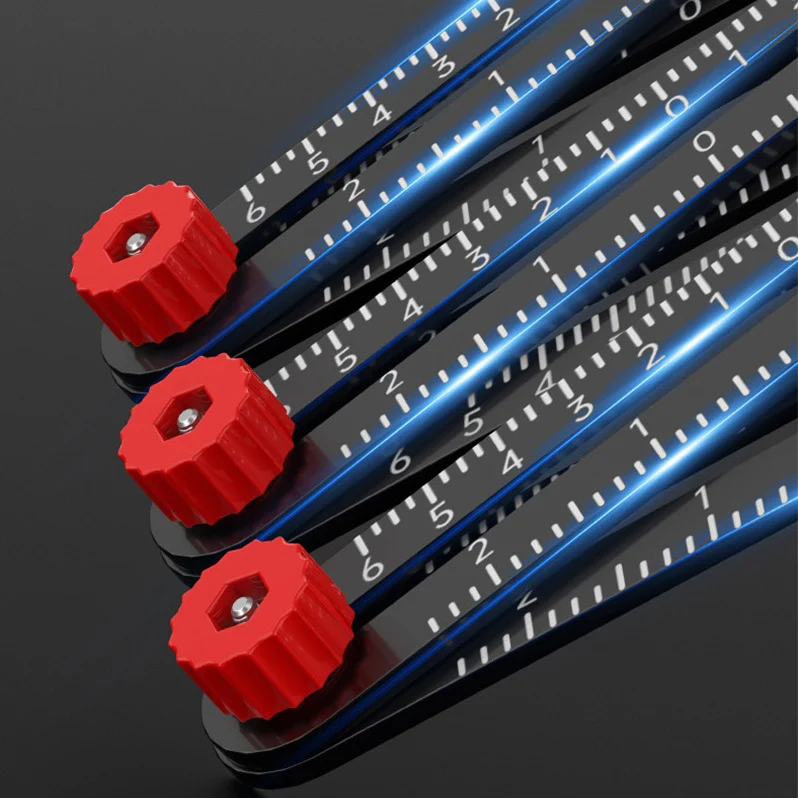 Adjustable Aluminum Alloy Tile Work Folding Ruler - Image 7
