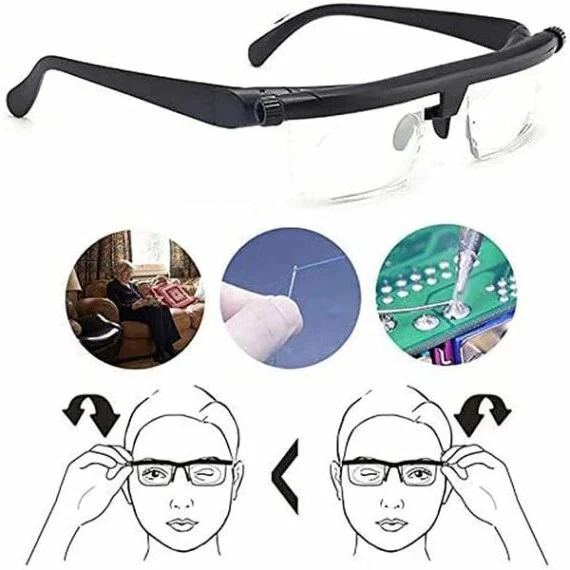 Adjustable Focus Glasses Near And Far Sight - Image 2