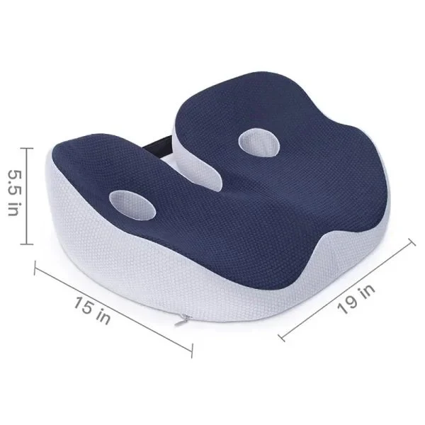 Adjustable Memory Foam Sit Bone Relief Seat Cushion - Image 11