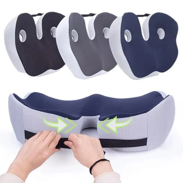 Adjustable Memory Foam Sit Bone Relief Seat Cushion - Image 13