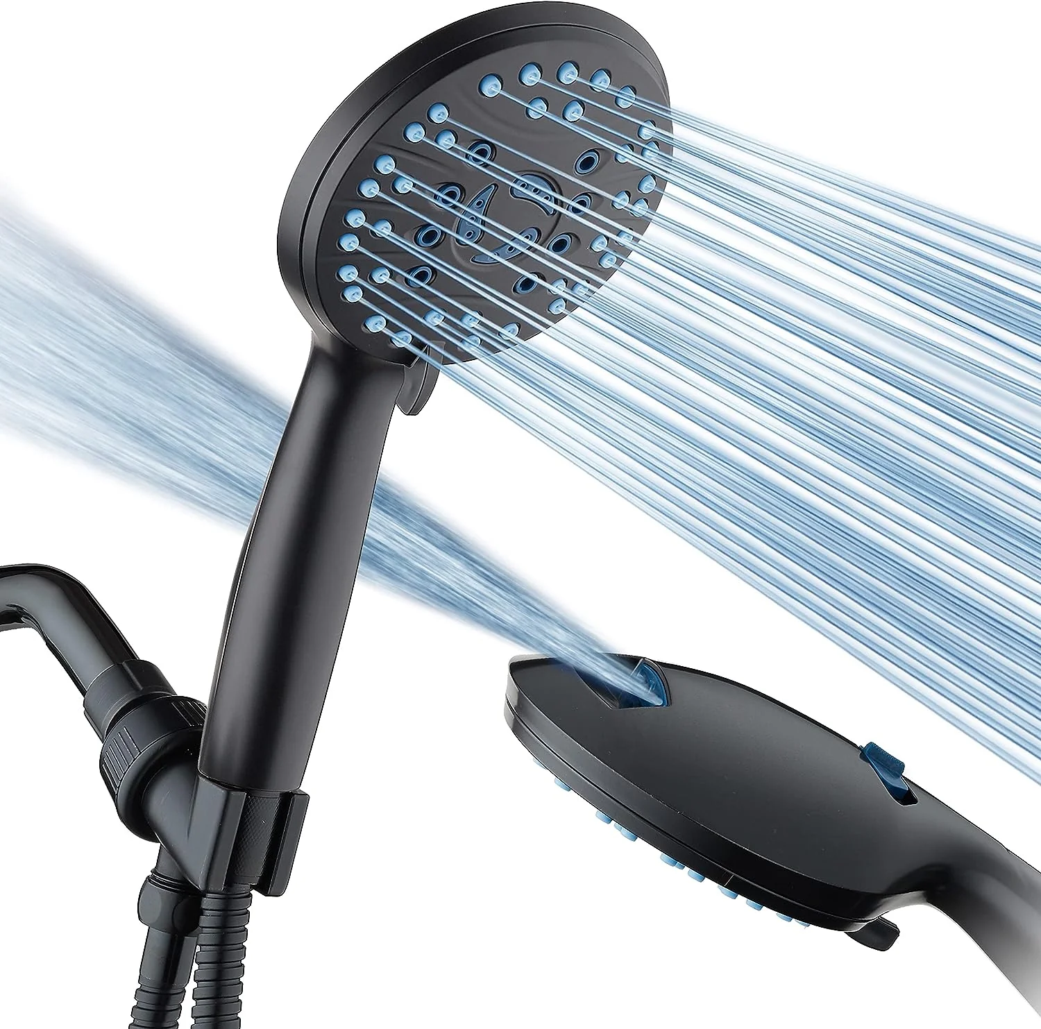 Adjustable Pressure Handheld Shower Head With A Hose - Image 9