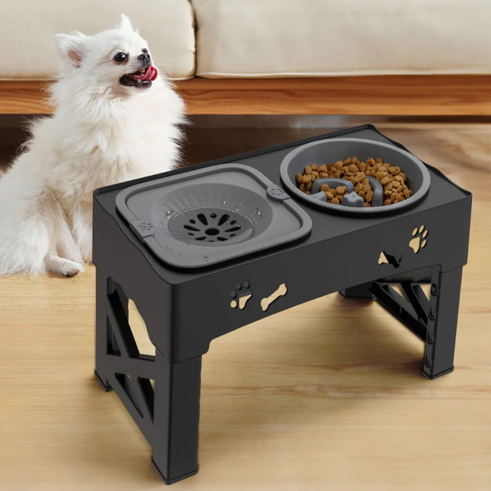 Adjustable Raised Pet Dog Slow Feeder - Image 3