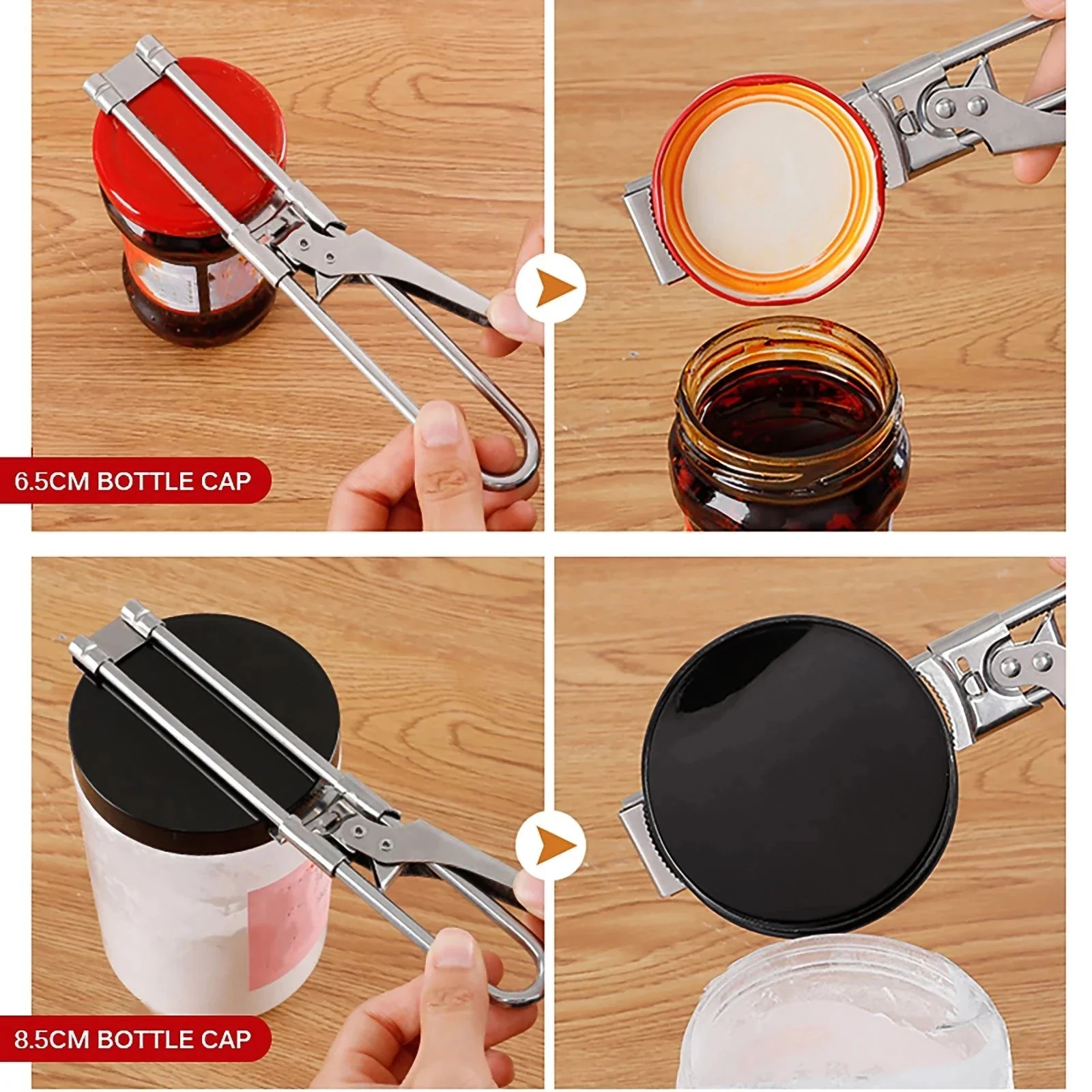 Adjustable Stainless Steel Multi Function Jar Opener - Image 2
