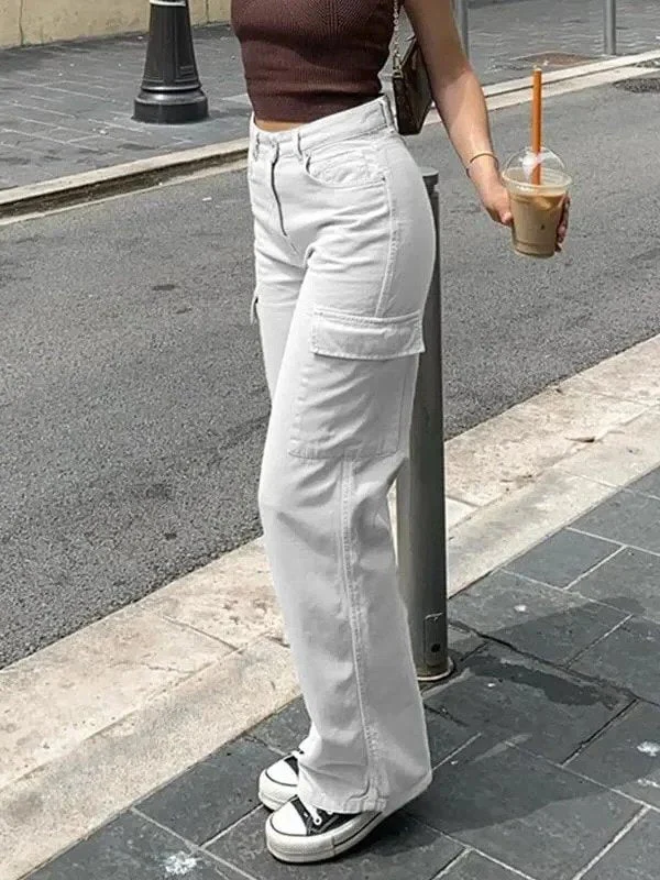 Adjustable Straight Fit Cargo Pants - Image 4