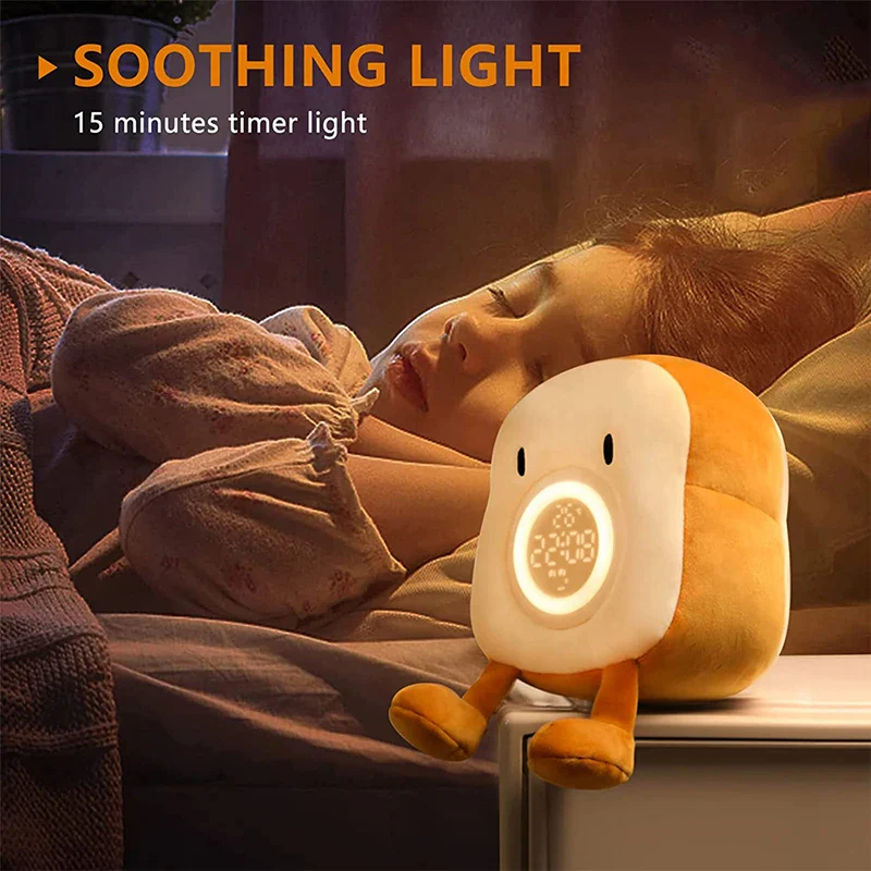 Alarm Clock Plushie with Night Light - Image 3