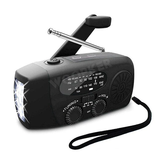 All-in-One Emergency Radio with Solar Power and Power Bank - Image 2