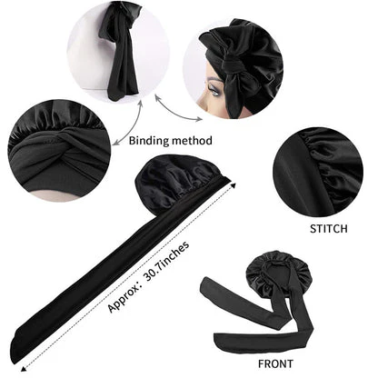 All-Night Silk Bonnet - Stays On All Night Guaranteed - Image 7