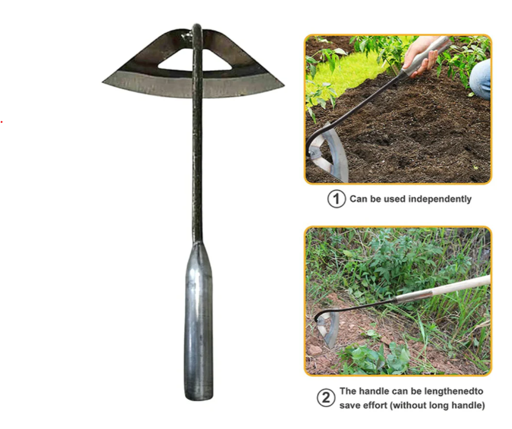 All Steel Hollow Hoe For Gardening - Image 6