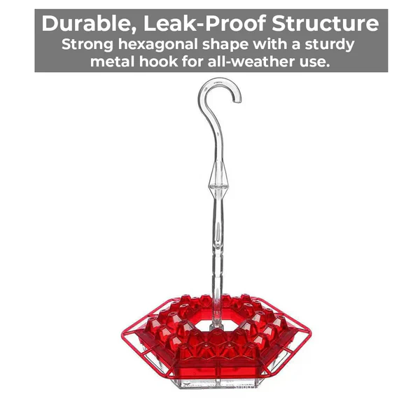 Ant-Proof Hummingbird Feeder with 30 Bee-Resistant Ports - Image 3