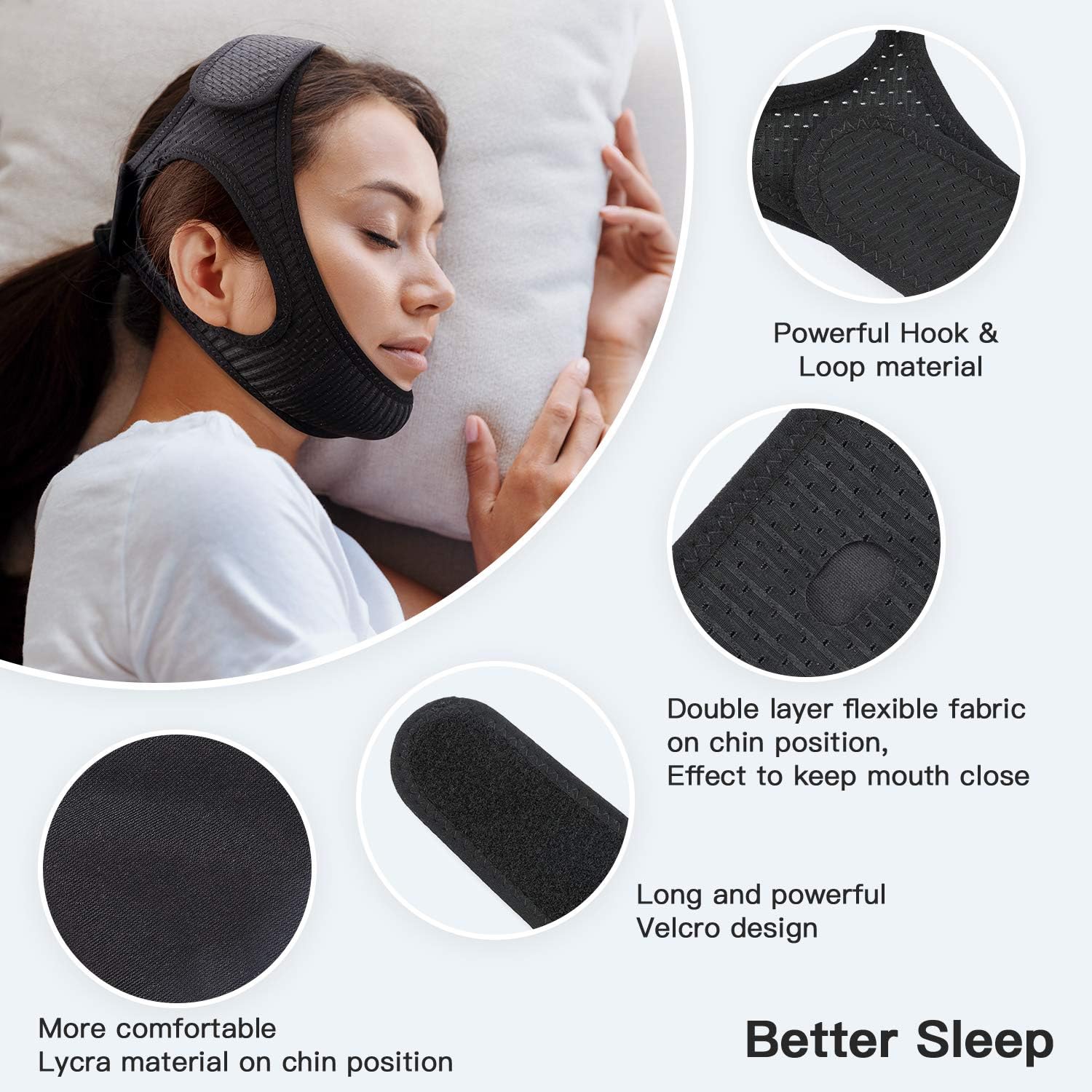 Anti Snoring Chin Strap for Sleep Apnea - Image 5