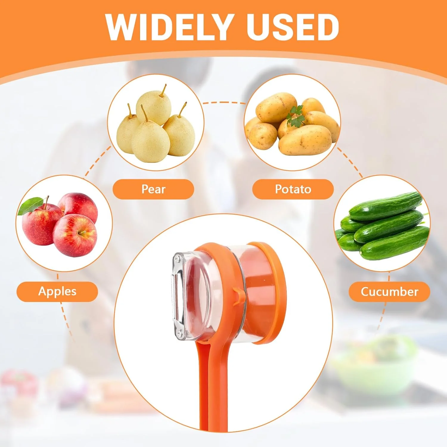 Apple Skin Vegetable Peeler - Image 8