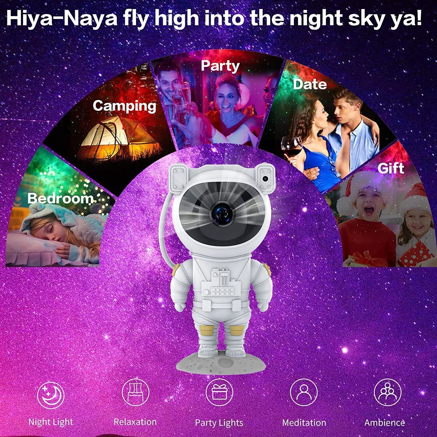 Astronaut Projector Galaxy Starry Sky Night Light - Image 2