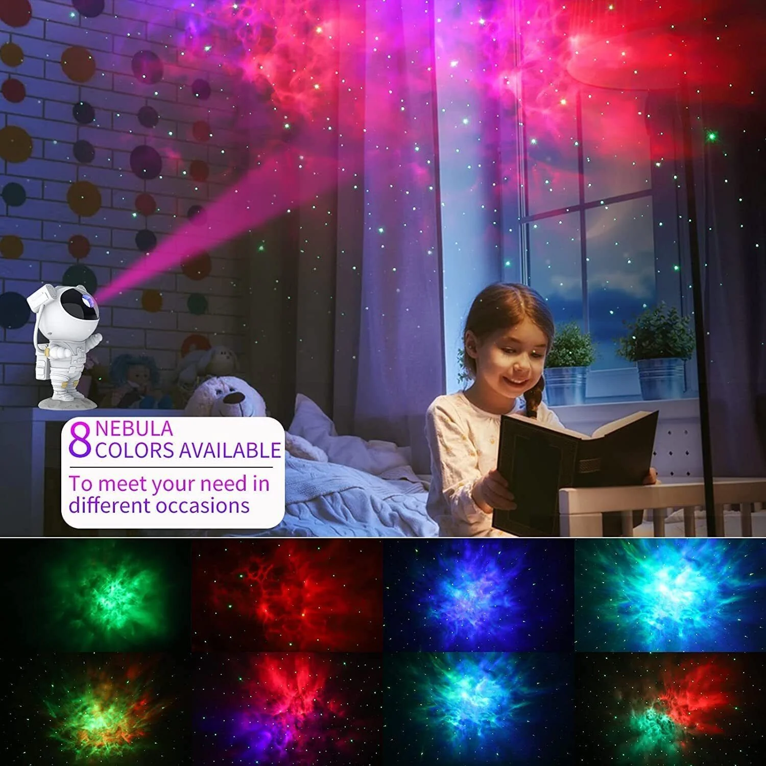 Astronaut Projector Galaxy Starry Sky Night Light - Image 4