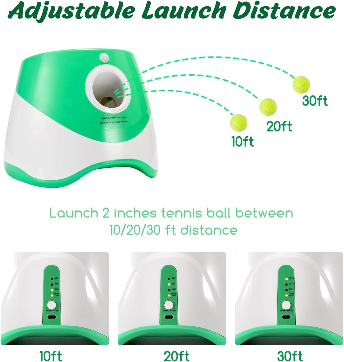 Automatic Dog Ball Thrower With 3 Distance Settings - Image 3
