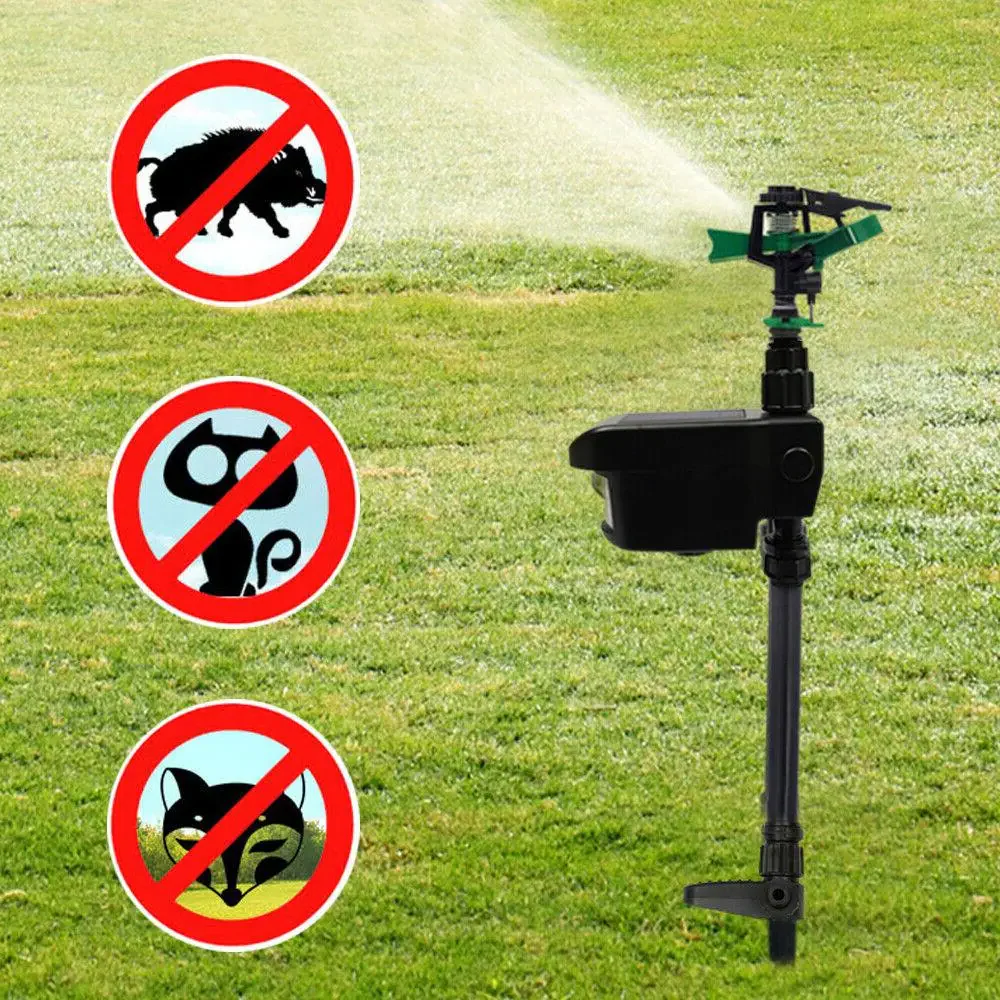 Automatic Motion-Activated Animal Repellent Garden Sprinkler - Animal Sensor Outdoor Lawn Yard Water Sprinkler - Image 4